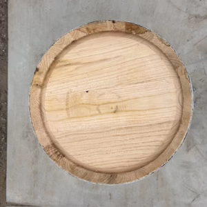 Kastanje houten portvat van 110 liter