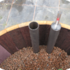 Watergeefsysteem half portvat, inclusief hydrokorrels