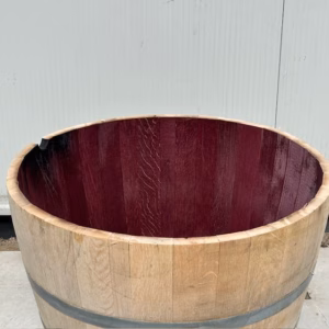 Half eikenhouten wijnvat 150 liter