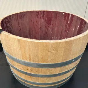 Half eikenhouten wijnvat 150 liter
