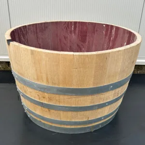Half eikenhouten wijnvat 150 liter