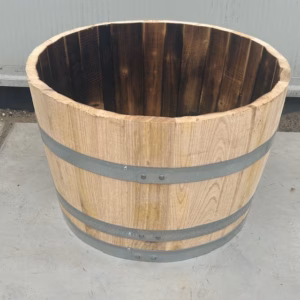 Half kastanjehouten portvat 80 liter, ongeolied