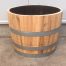 Half kanstanje houten portvat 55 liter, geolied