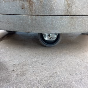 Wielset voor onder een wijnvat