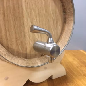 RVS (INOX) kraantje voor eiken vat