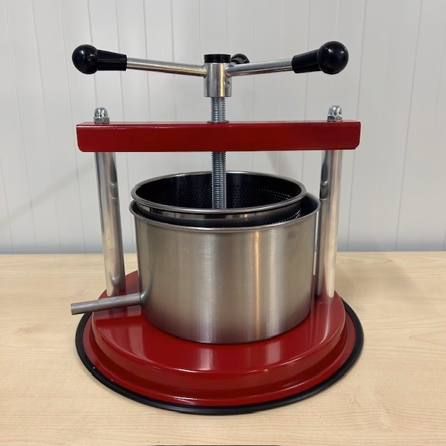 Fruitpers 20 cm 6,5 liter RVS