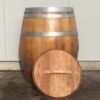Wijnvat eiken 300 liter met los deksel geolied