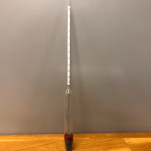 Vloeistofdichtheids meter 1,000-1,100/0,001, 300 mm lang