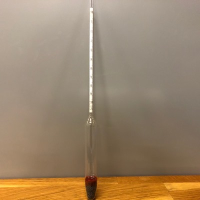 Vloeistofdichtheids meter 1,000-1,100/0,001, 300 mm lang