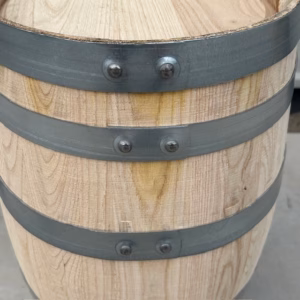 Kastanje houten portvat 30 liter
