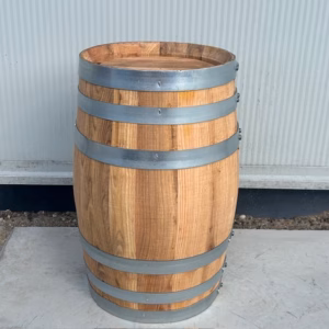 Kastanje houten portvat 30 liter, geolied met lijnolie