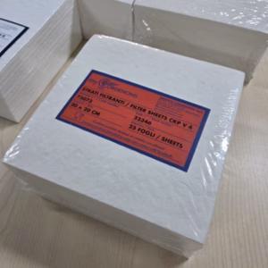 Filterplaat 20 x 20 cm Grof V4, 25 stuks
