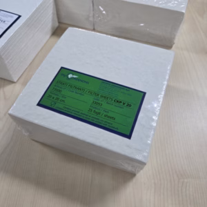 Filterplaat 20 x 20 cm Extra fijn V20, per 25 stuks