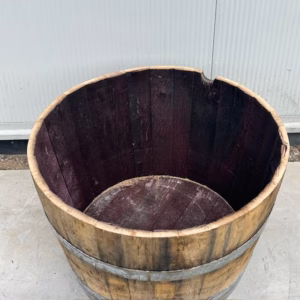 Half eikenhouten wijnvat 112 liter old look