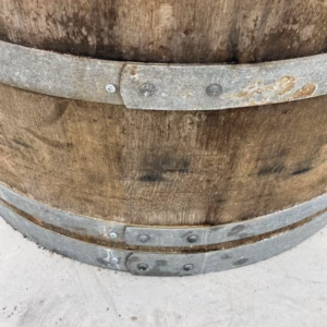 Half eikenhouten wijnvat 112 liter old look