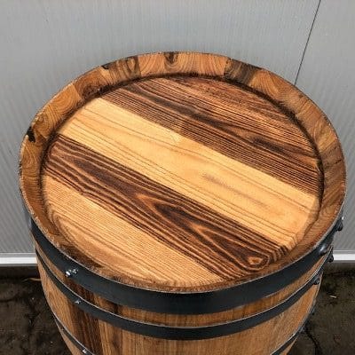 Kastanje houten portvat van 110 liter, geolied met lijnolie