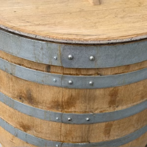 Eikenhouten wijnvat 500 liter met los deksel, ijsbad