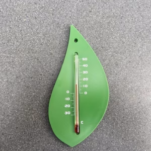 Nature Muurthermometer Boomblad groen