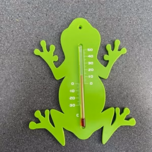 Nature Muurthermometer Kikker Groen