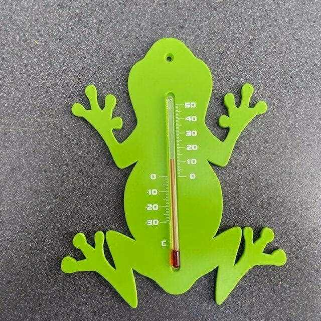 Nature Muurthermometer Kikker Groen