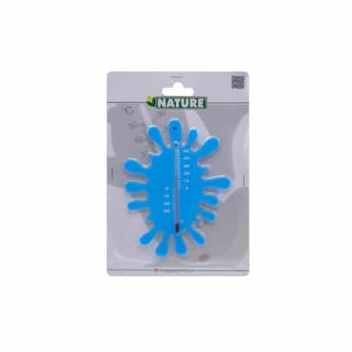 Nature Muurthermometer Splash Blauw