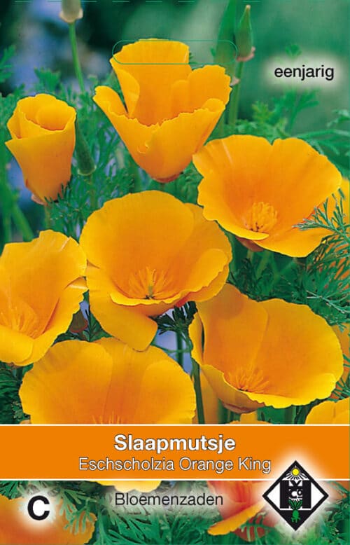 Eschscholzia californica Orange King (Slaapmutsje)