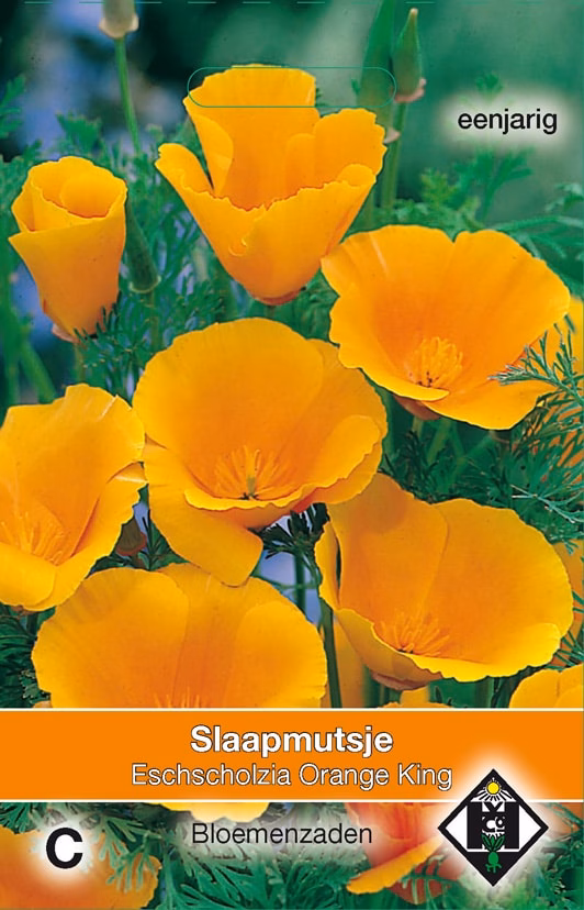 Eschscholzia californica Orange King (Slaapmutsje)