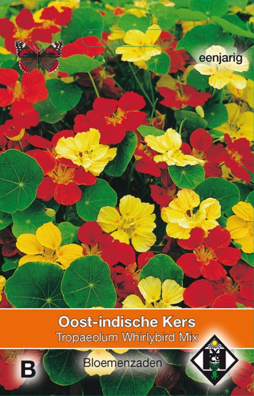 Tropaeolum Whirlybird Mix Oost-Indische Kers