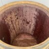 Eikenhouten wijnvat 600 liter met los deksel