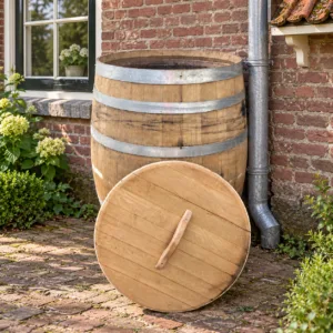 Eikenhouten wijnvat 600 liter met los deksel