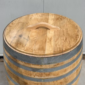 Eikenhouten wijnvat 400 liter met los deksel