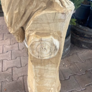 Houtsculptuur Uil op stam