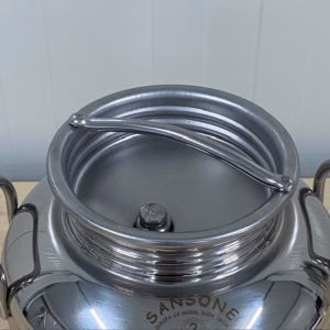 Olijfolievat RVS 2 liter met kraan merk Sansone JEWEL serie