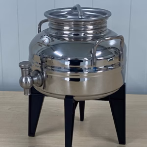 Olijfolievat RVS 2 liter met kraan merk Sansone JEWEL serie