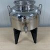 Olijfolievat RVS 5 liter met kraan merk Sansone JEWEL serie