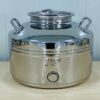 Gistingsvat 10 liter van RVS met waterslot Sansone