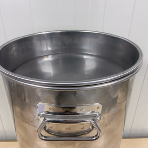 Honing filter voor Sansone rijpingsvat 25 en 40 kg gemaakt van RVS