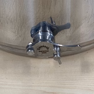 Honingvat RVS 50 liter met snijkraan merk Sansone