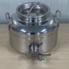 Honingvat RVS 5 liter met snijkraan merk Sansone