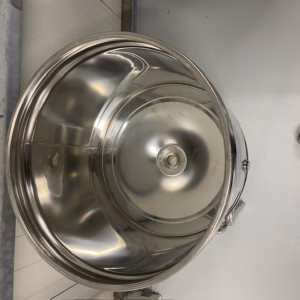 Vergistingsvat 50 INOX liter inclusief onderstel en conische bodem, merk Sansone