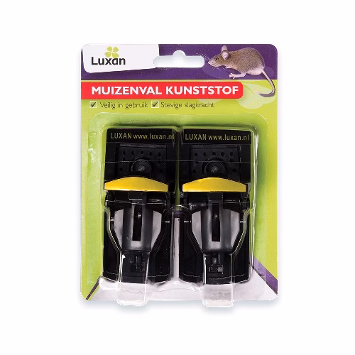 Luxan Muizenval Kunststof 2 st