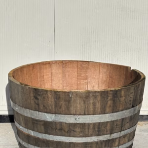 Half eikenhouten wijnvat 200 liter old look