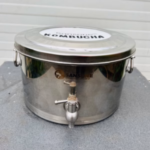 Kombucha vat van 10 liter RVS