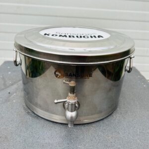 Kombucha vat van 10 liter RVS