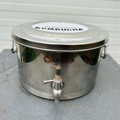 Kombucha vat van 10 liter RVS