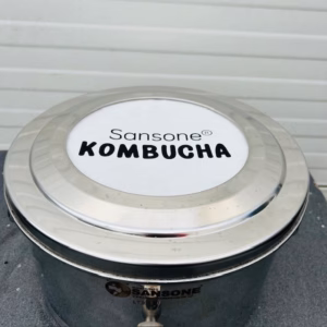 Kombucha vat van 10 liter RVS