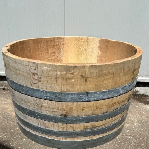 Half eikenhouten wijnvat 300 liter
