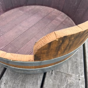 Wijnvat hondenmand laag model