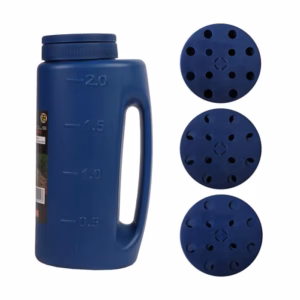 Strooibus met verschillende strooigaten van kunststof 2 liter