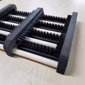 Dubbele voetenveger robuuste kunststof uitvoering